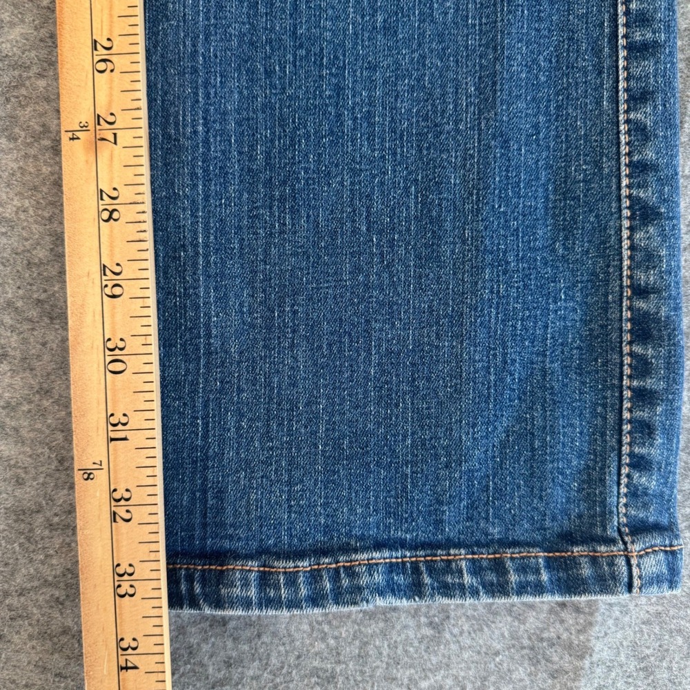 Wrangler Aura 6R Tall (30x33) Blue Regular Rise Bootcut Denim Womens Jeans - Picture 9 of 10